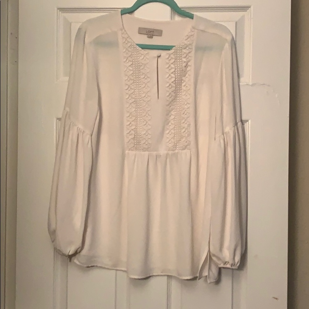 White long sleeve shirt